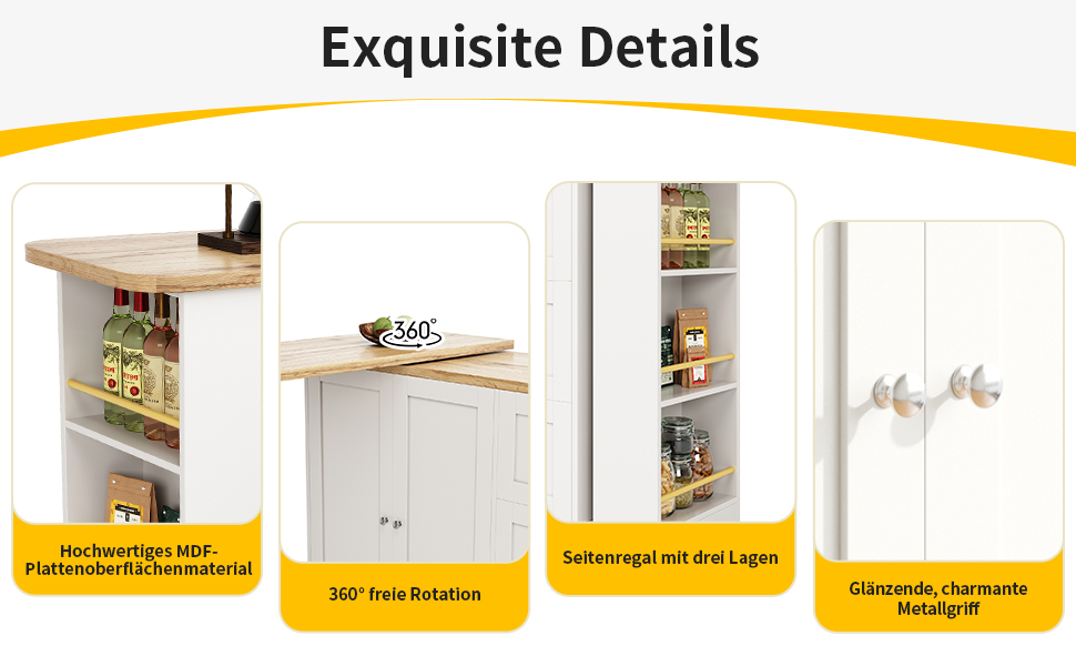 Table bar fonction séparation espace mobile flexible