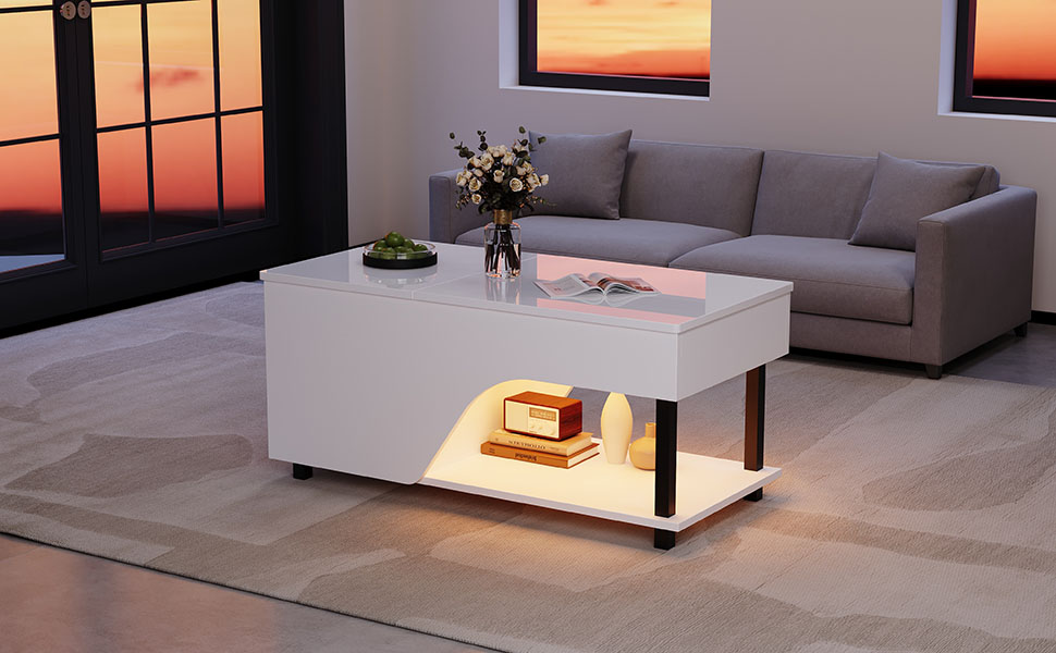 Table basse multifonction vue 2