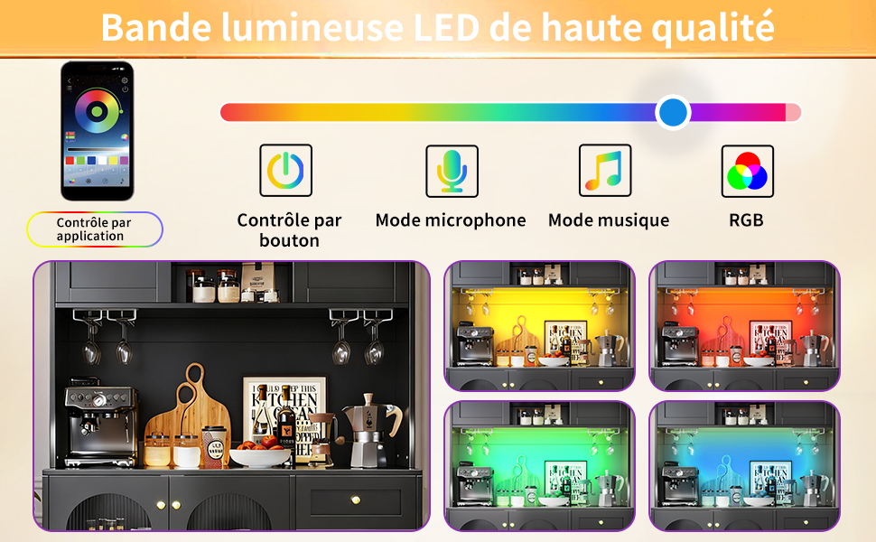 Buffet LED intelligent