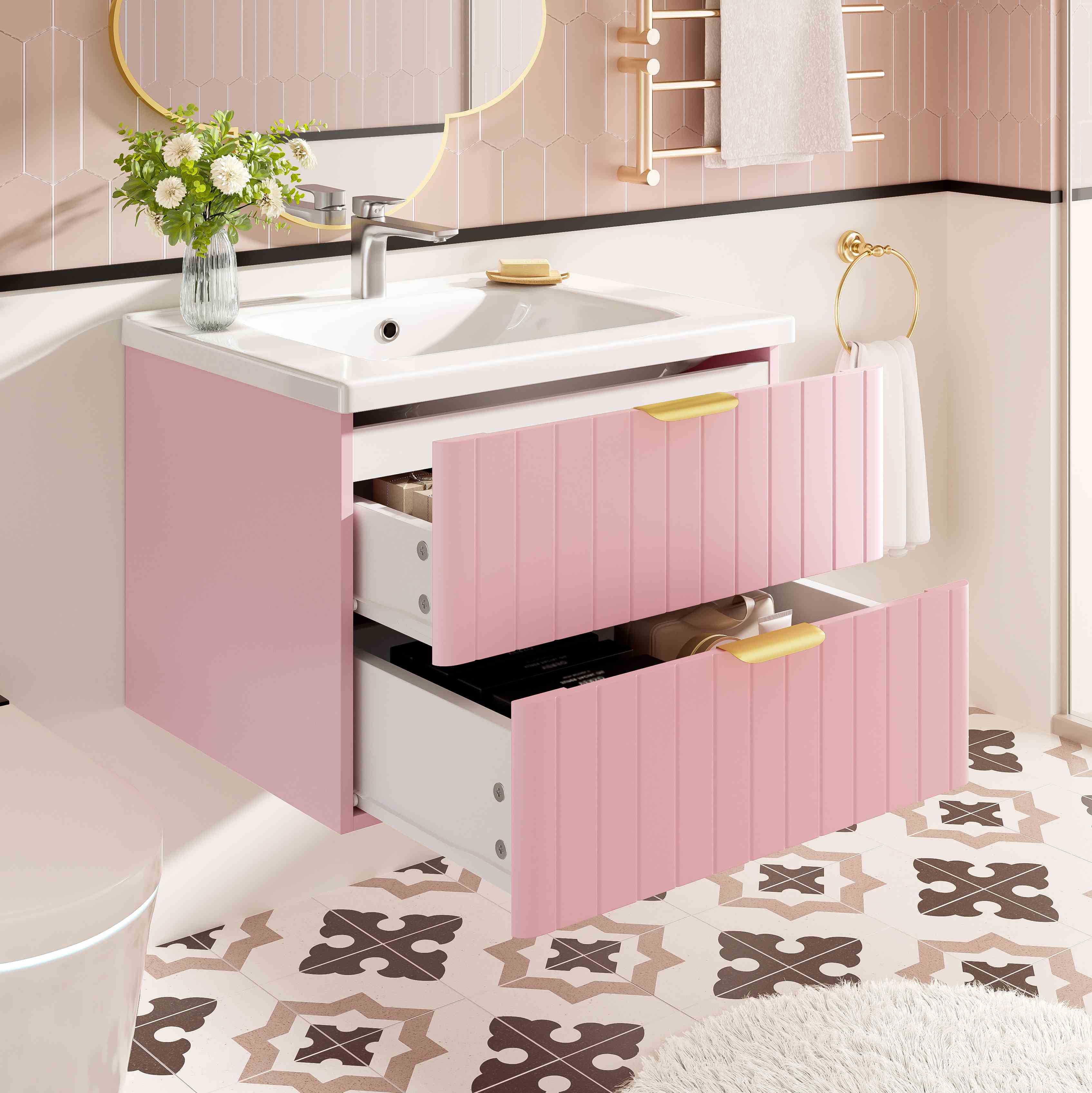 Lavabo céramique anti-salissure facile à nettoyer