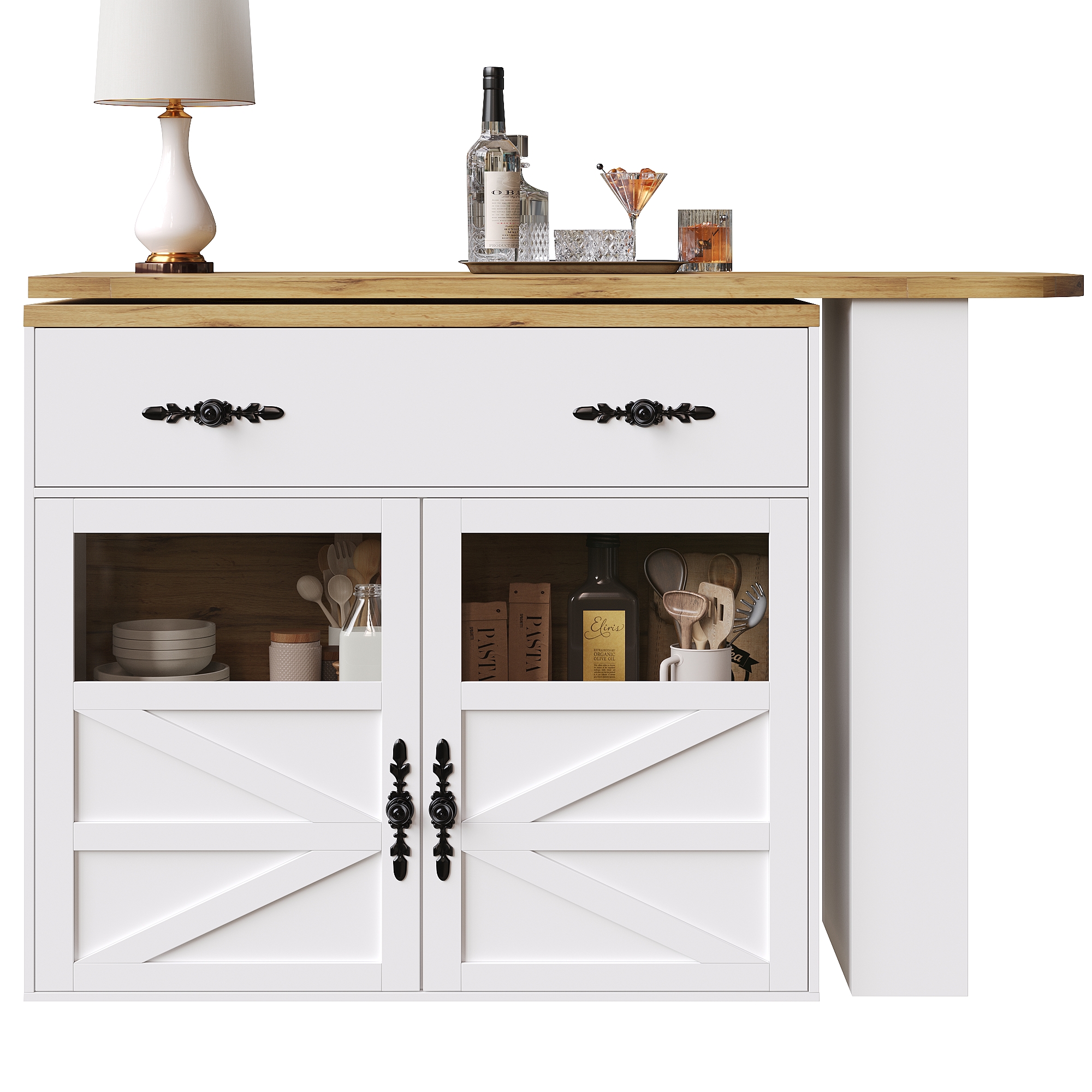 Table bar fonction rotation 360° stable