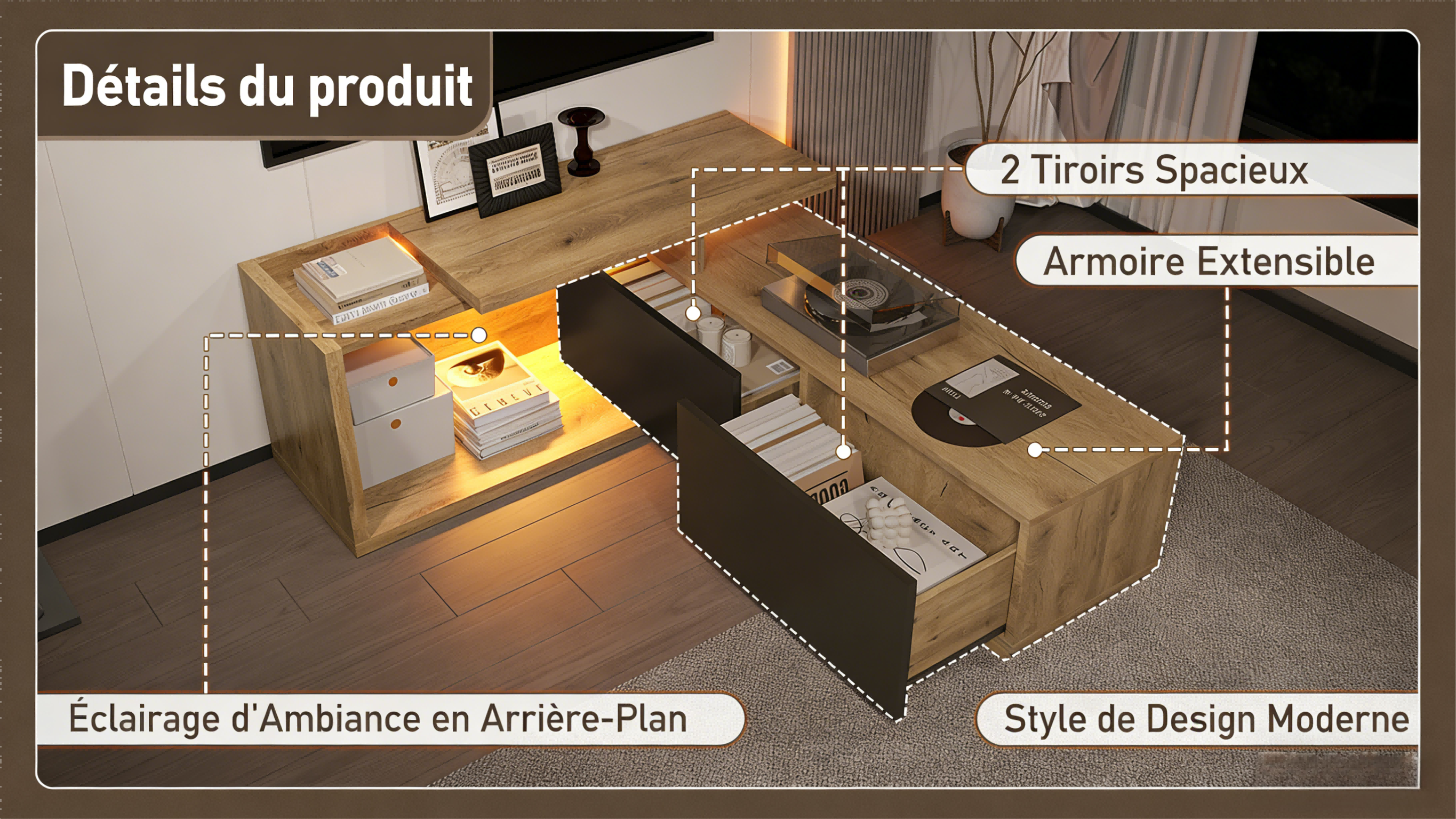 Meuble TV modulable