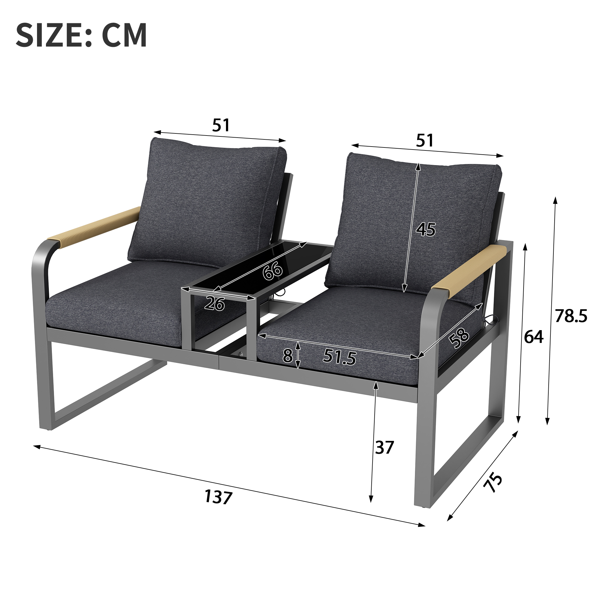 Design minimaliste canapé balcon terrasse