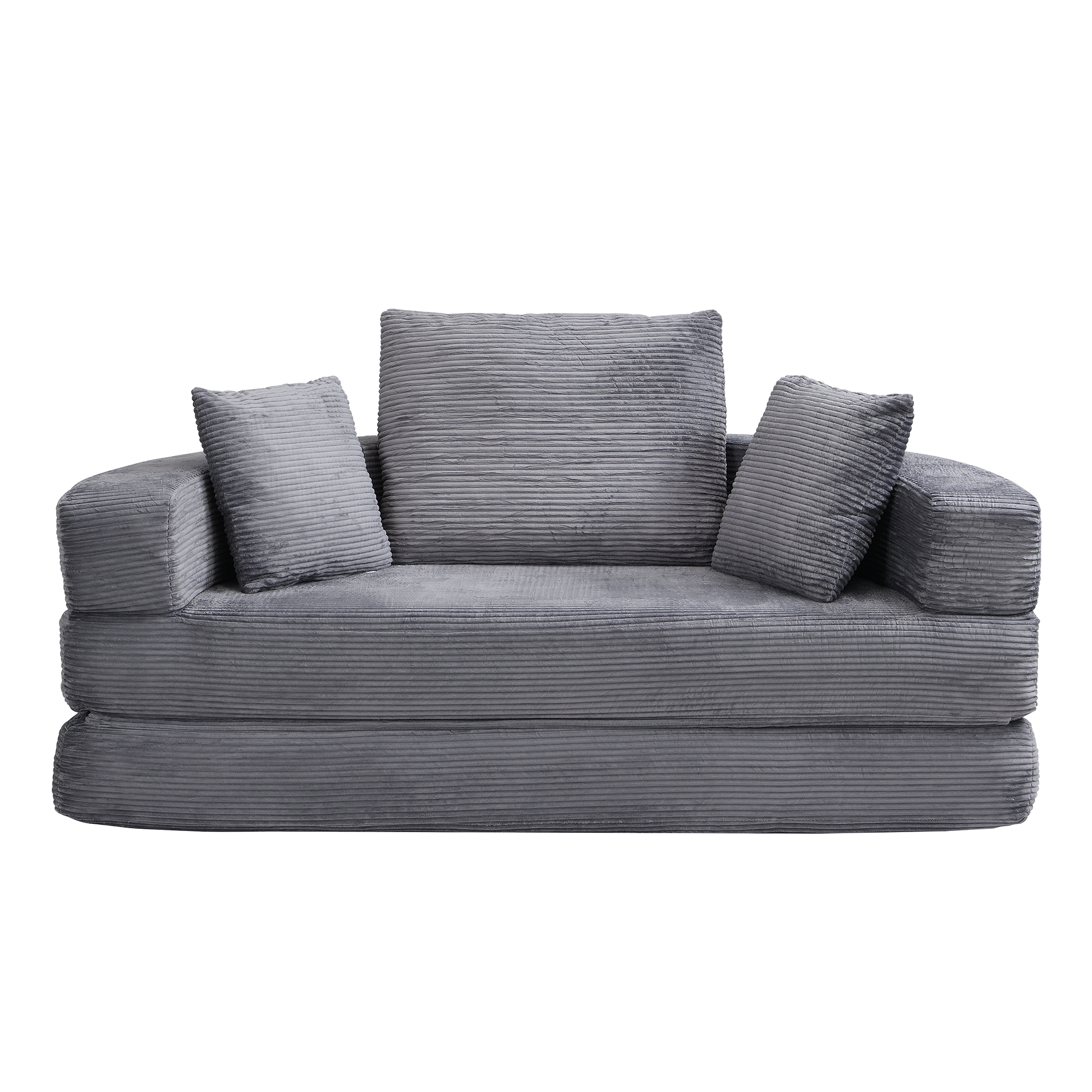 Vue détaillée tissu velours côtelé