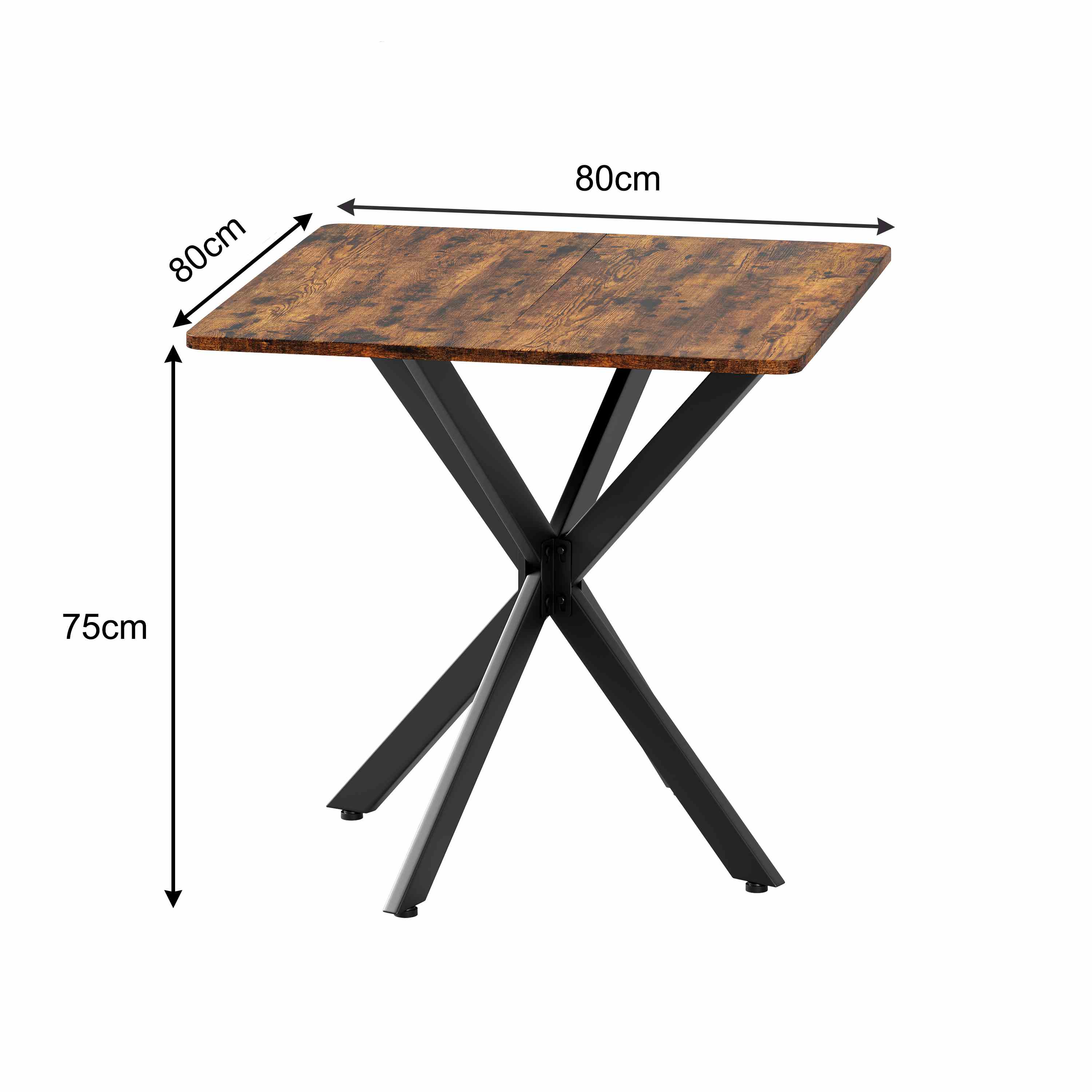 Montage facile table d'appoint industrielle