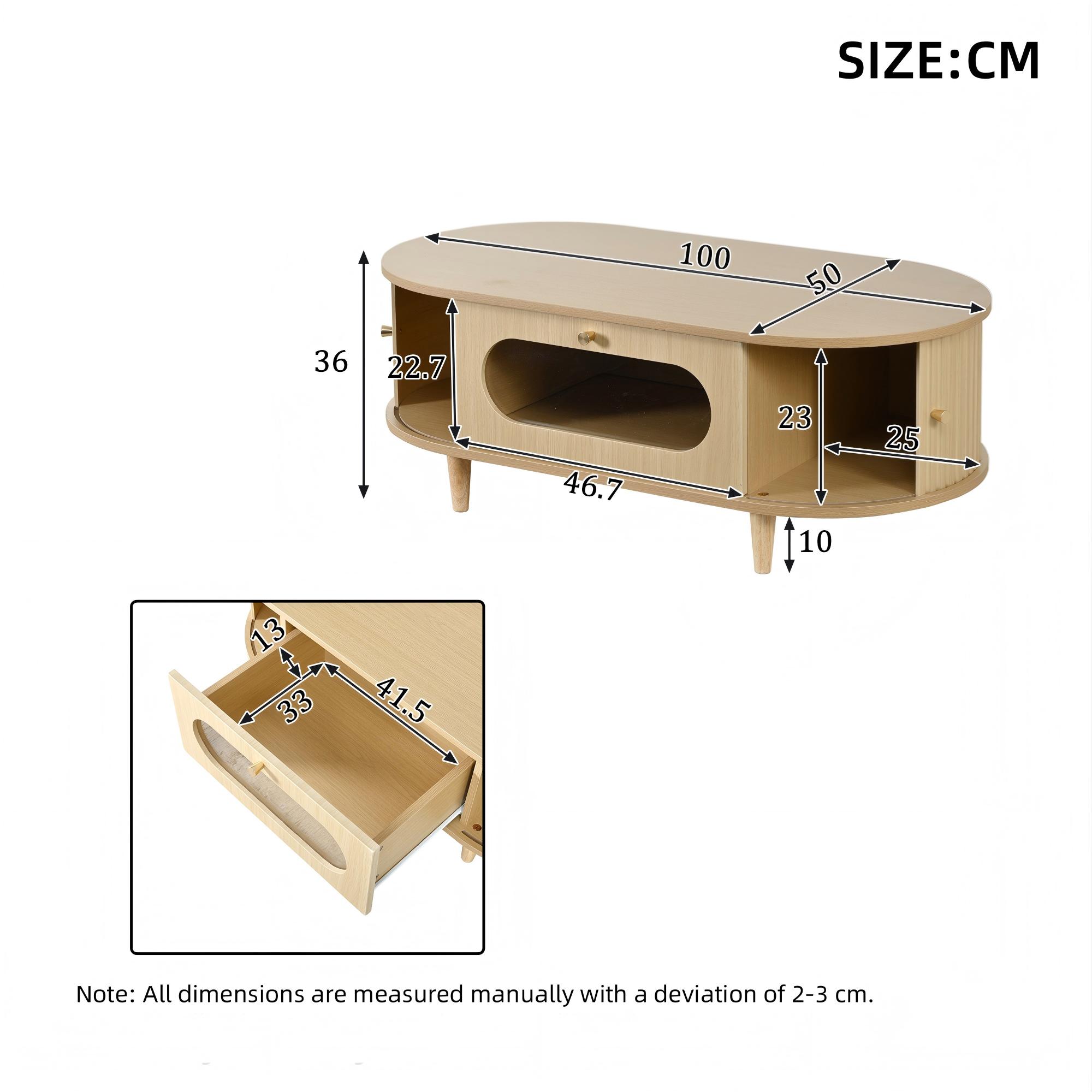 Table basse chêne vue 5