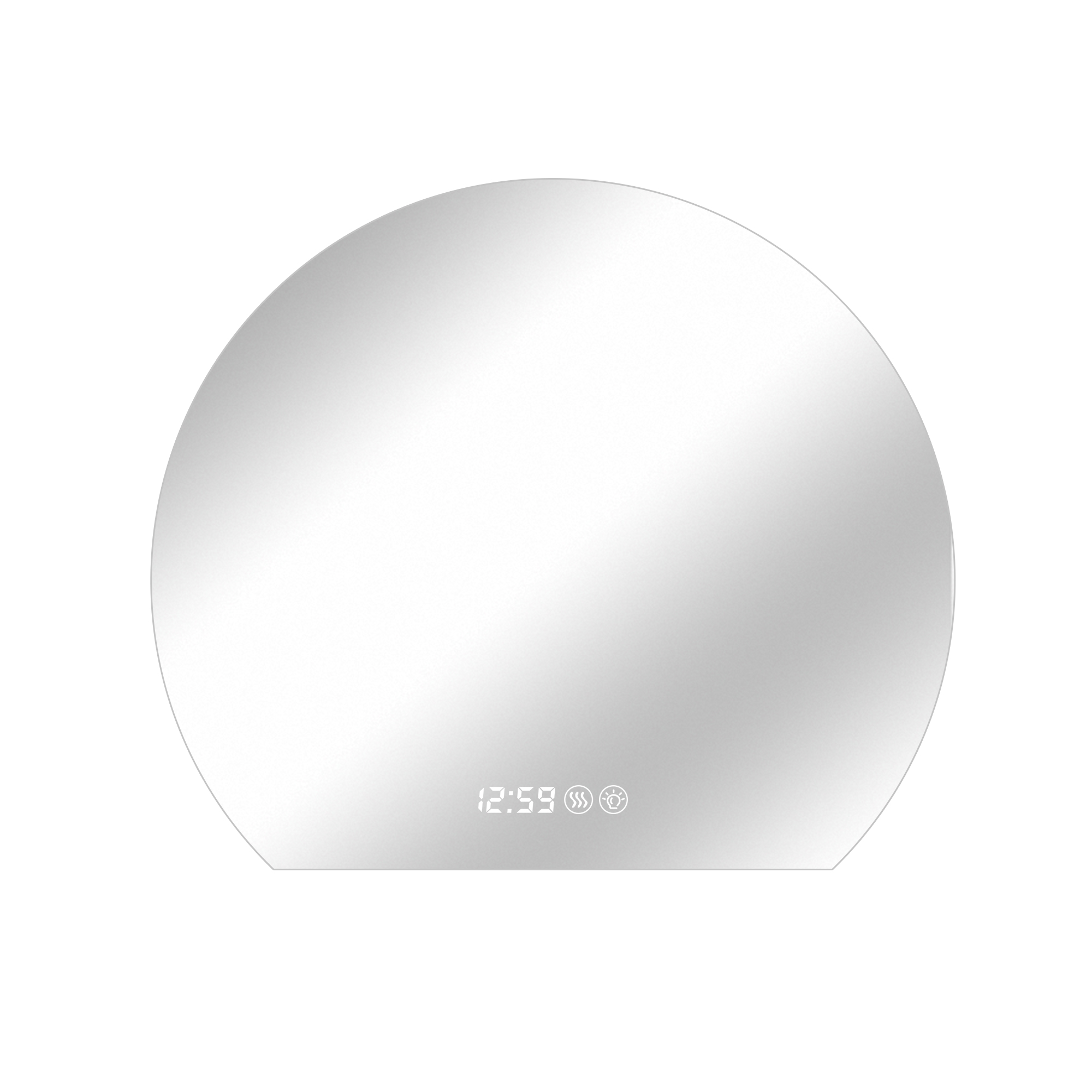 Miroir salle de bain HD anti-buée anti-explosion