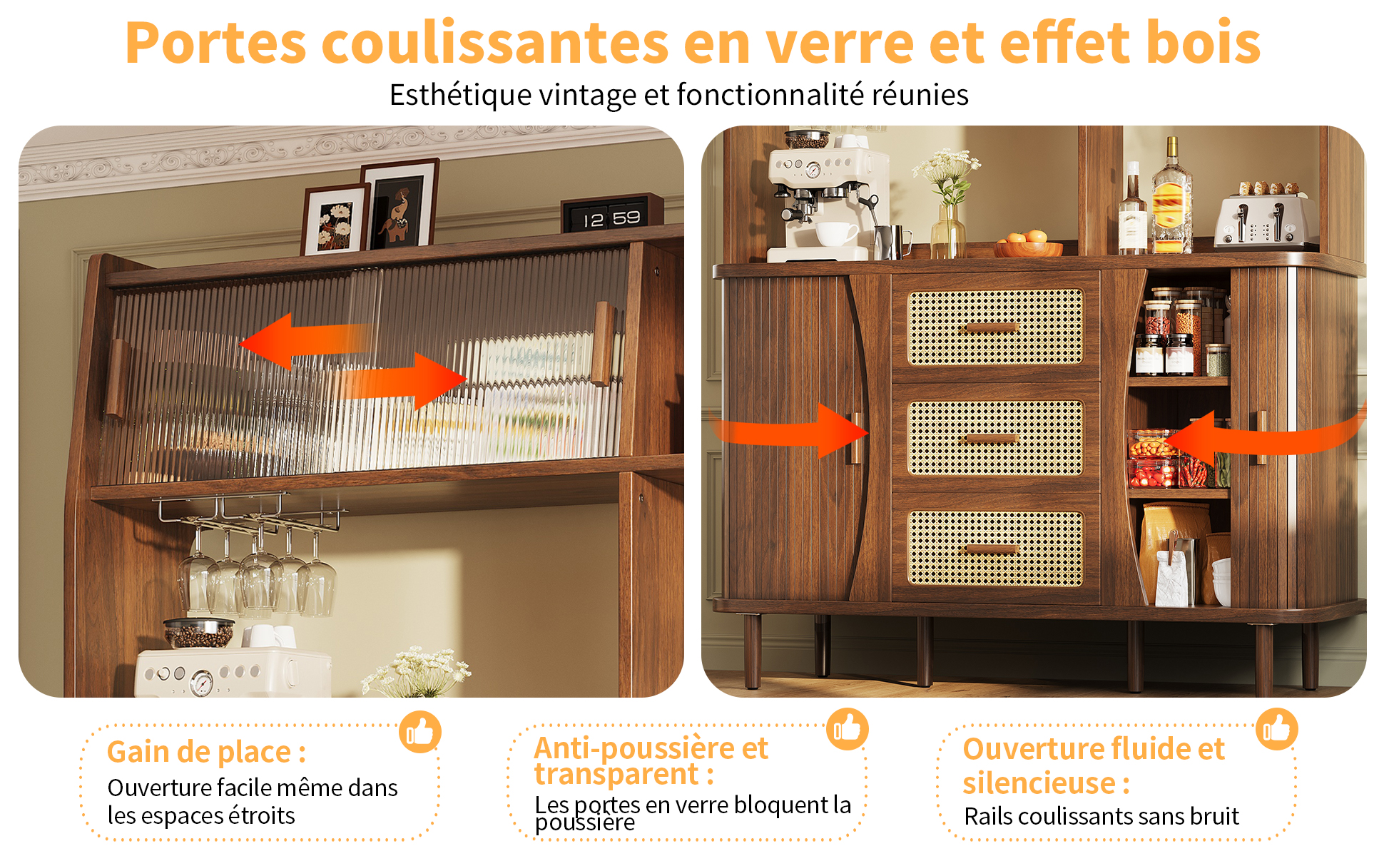 Buffet vintage vue 2