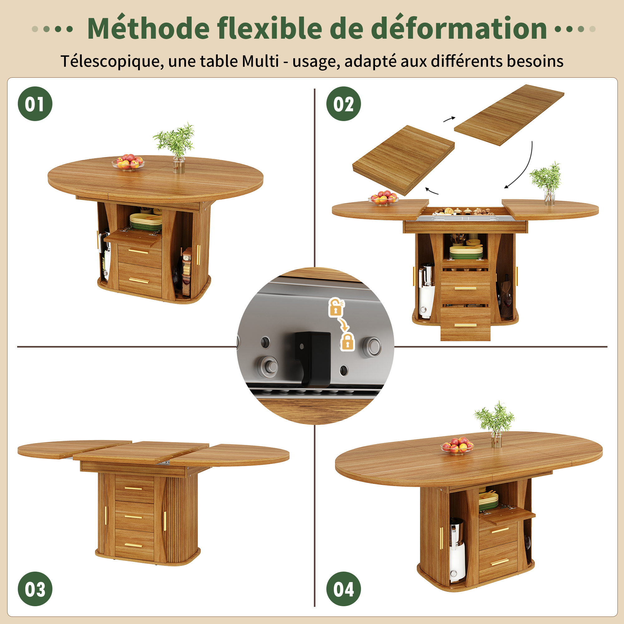 Mécanisme extensible