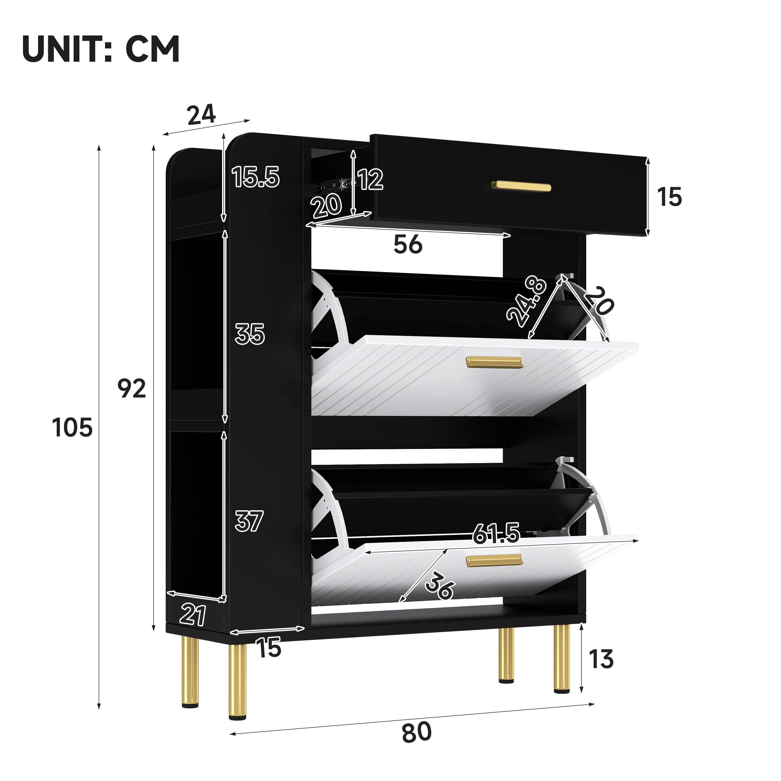 Dimensions armoire précises