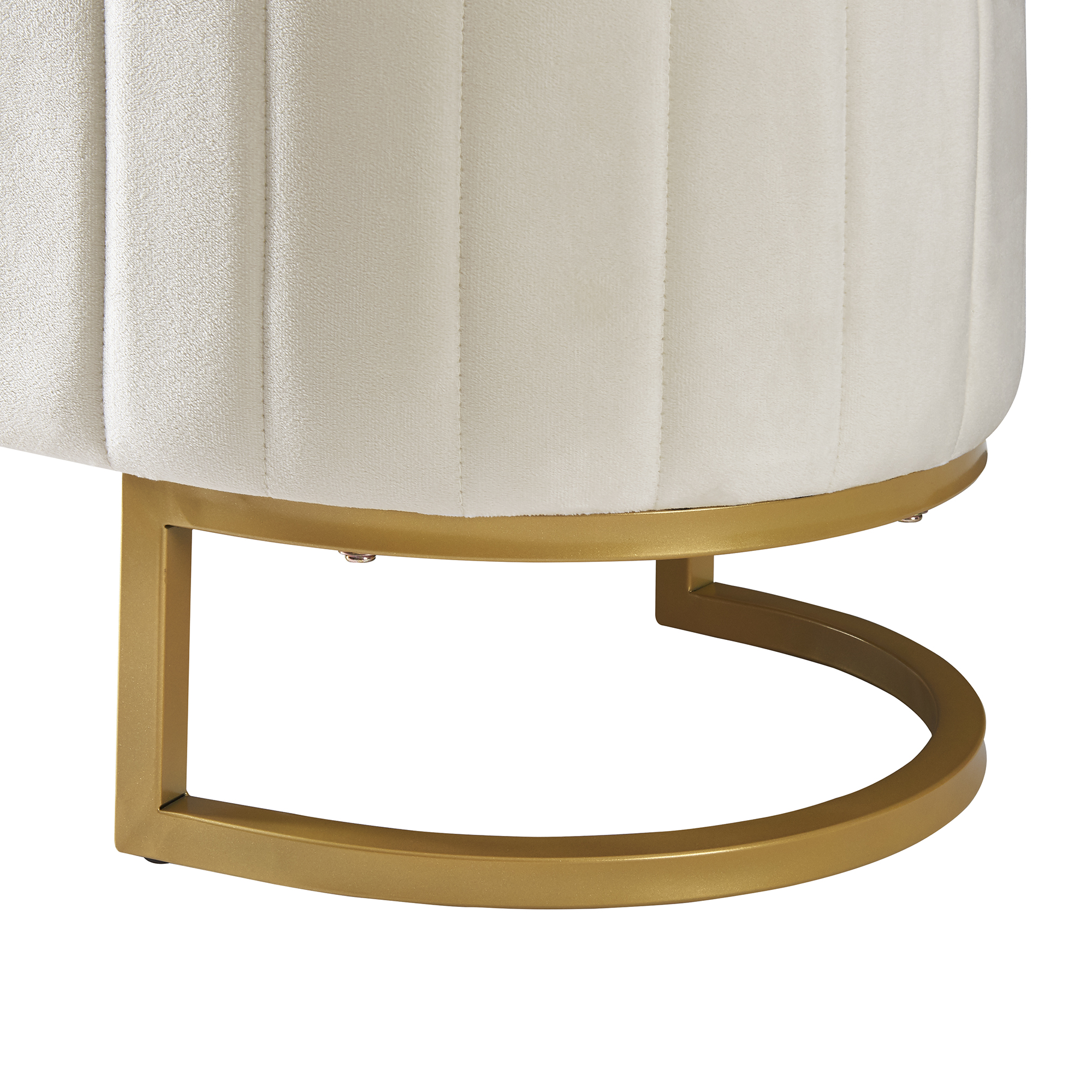 Ottomane beige déhoussable et facile d'entretien