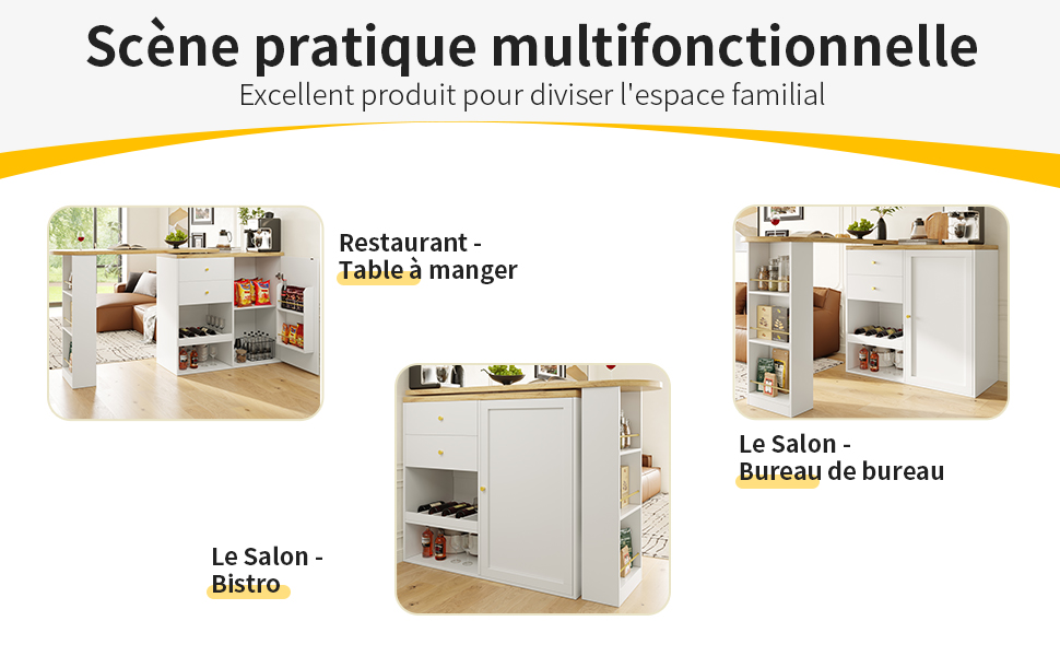 Armoire modulaire structure MDF stable
