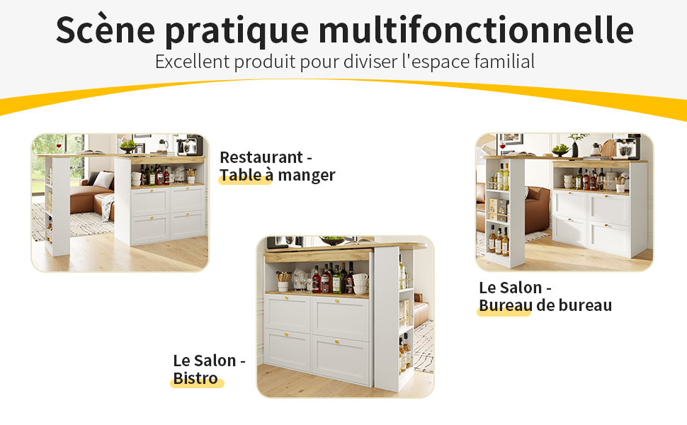 Armoire modulaire avec rangement multiple tiroirs