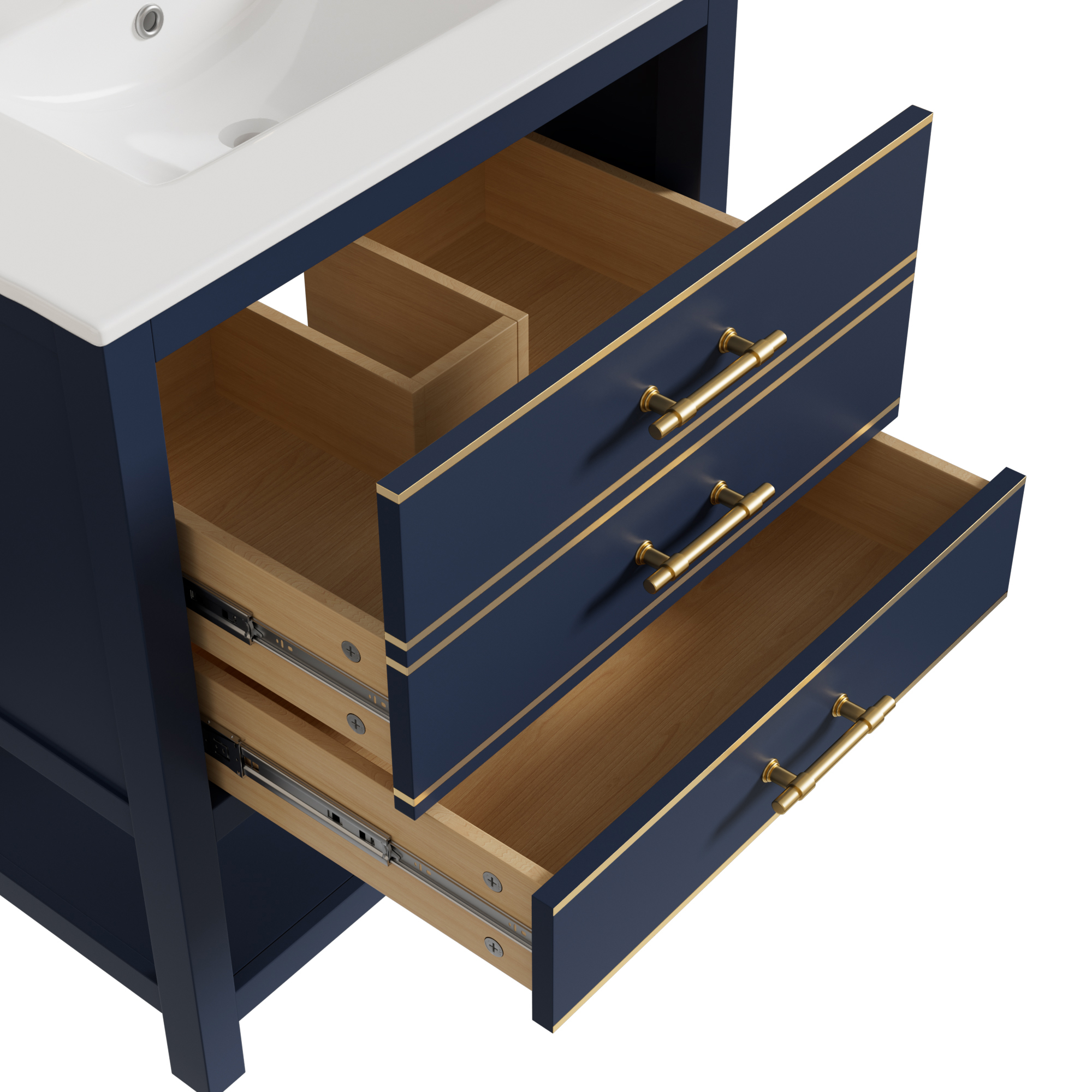 Lavabo céramique intégré facile d’entretien