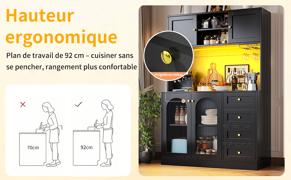 Buffet avec rangement polyvalent