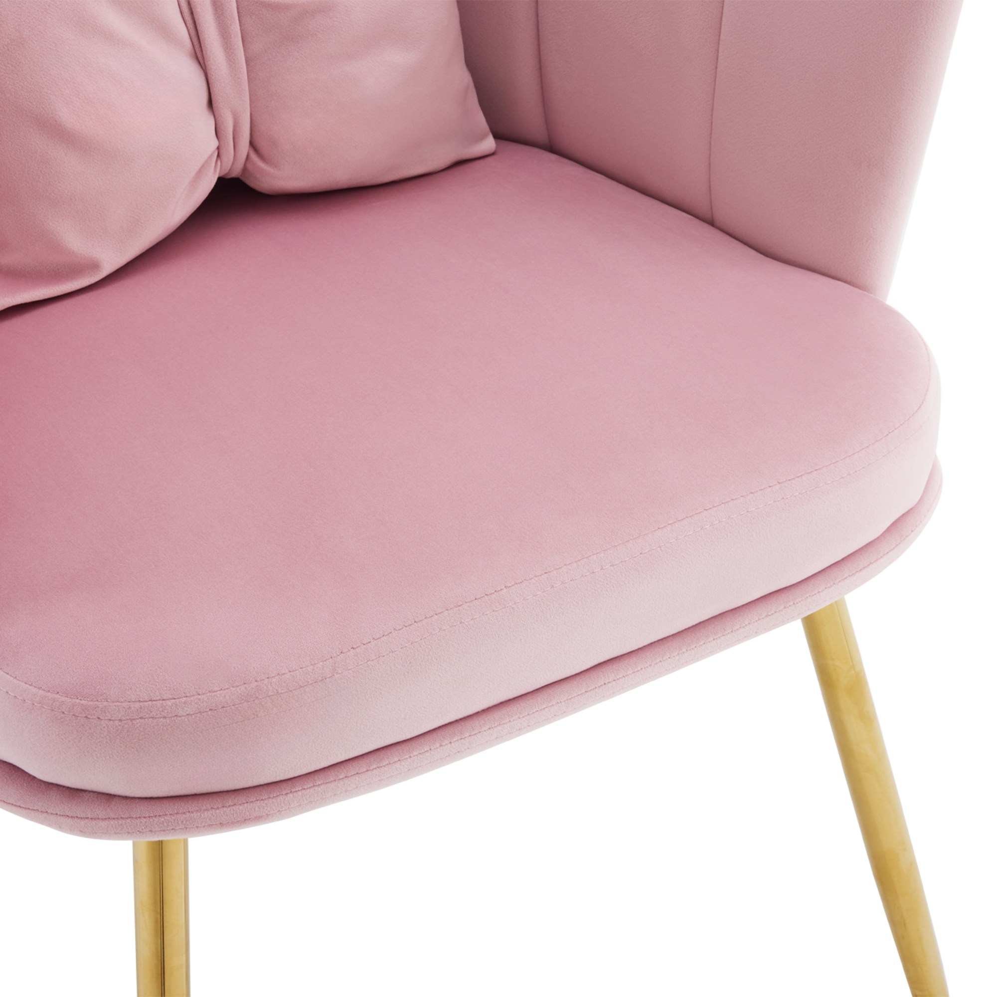 Confort optimal et ergonomique fauteuil rose