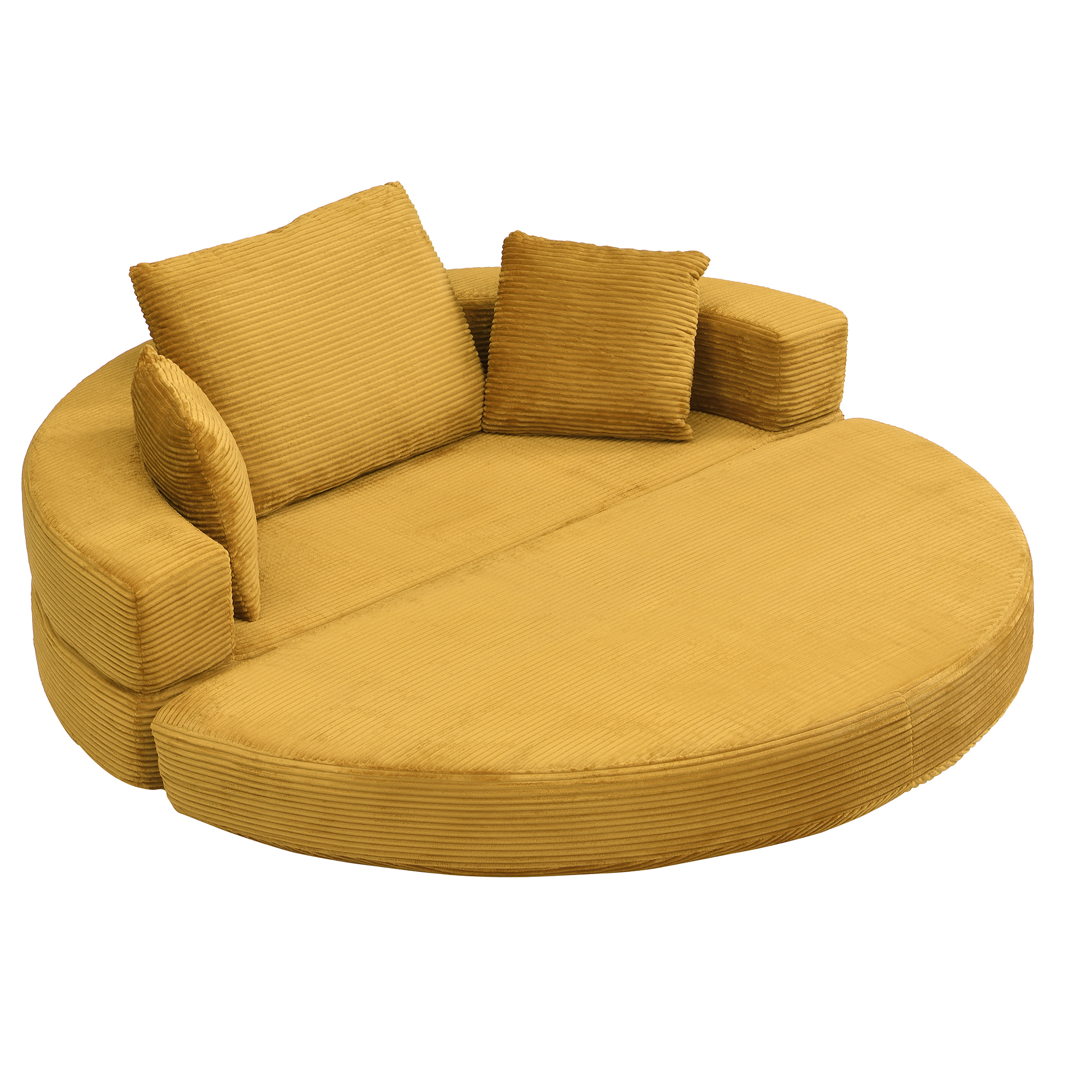 Canapé lit convertible Jaune