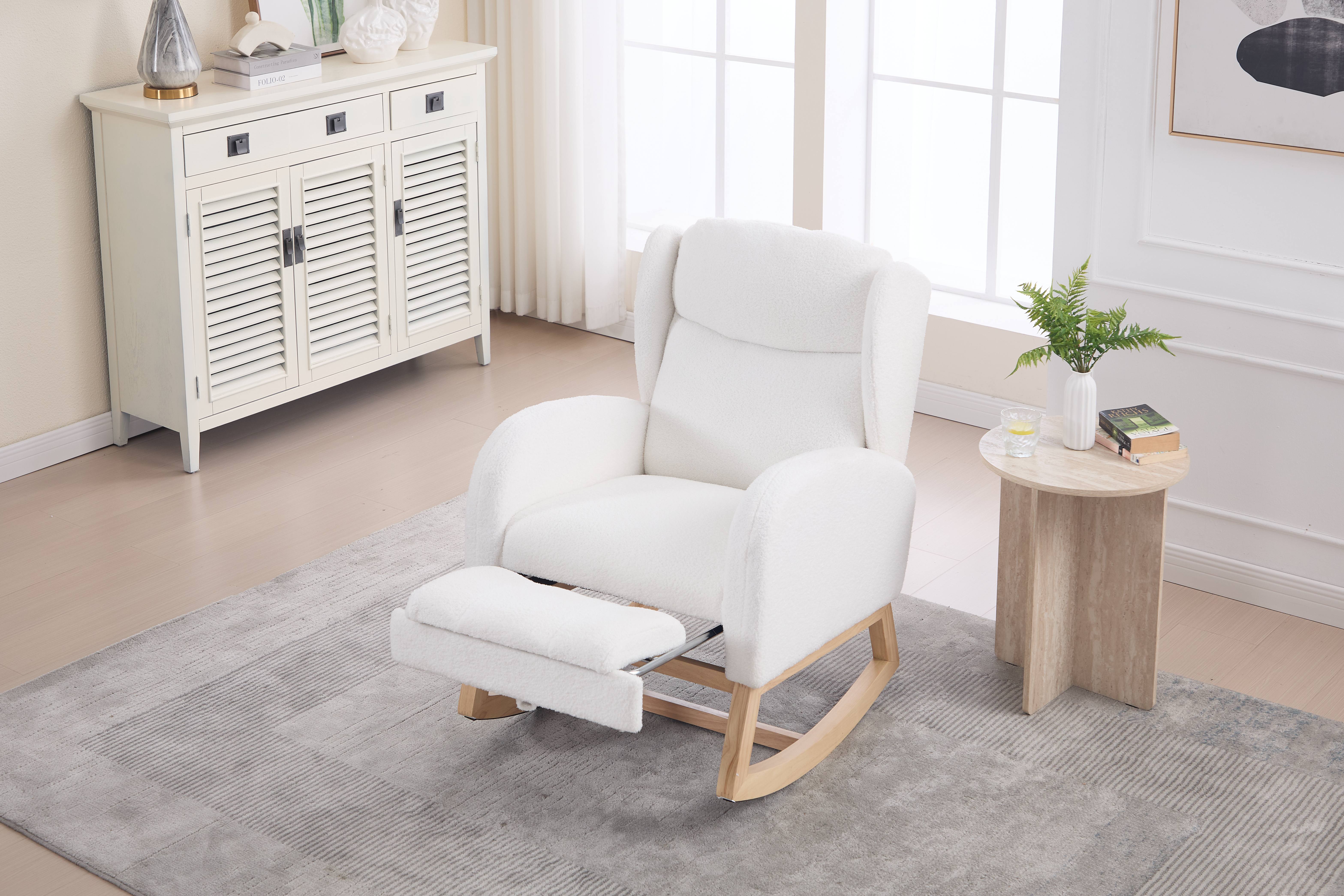 Fauteuil bascule entretien facile chiffon doux et sec