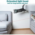 image 1 of Automatic Cat Toys with LED Light, Interactive Indoor Cat Toys, Rechargeable Portable Kitten Collar for Cat Lovers