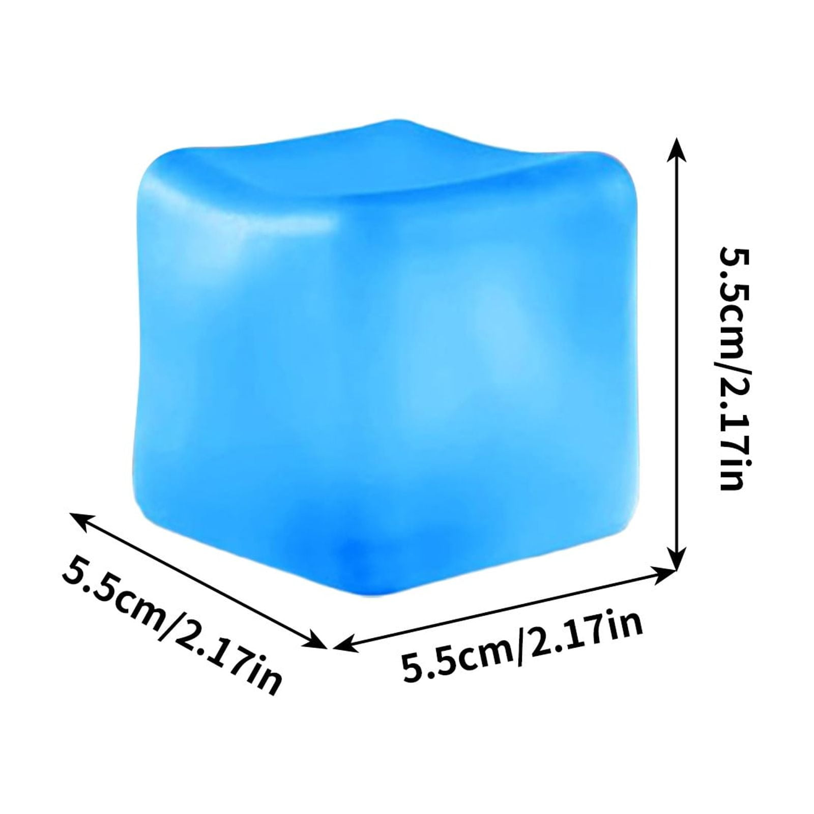 Stretchy Fidget Toys for Anxiety Relief, Cebalnir 5.5cm Squishy Cube, Pull Stretch Fidgets for Classroom Prize Box Toys, Classroom Reward for Student
