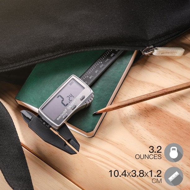 TACKLIFE Digital Caliper, 6 Inch Plastic Vernier Caliper with LCD Display-DC01