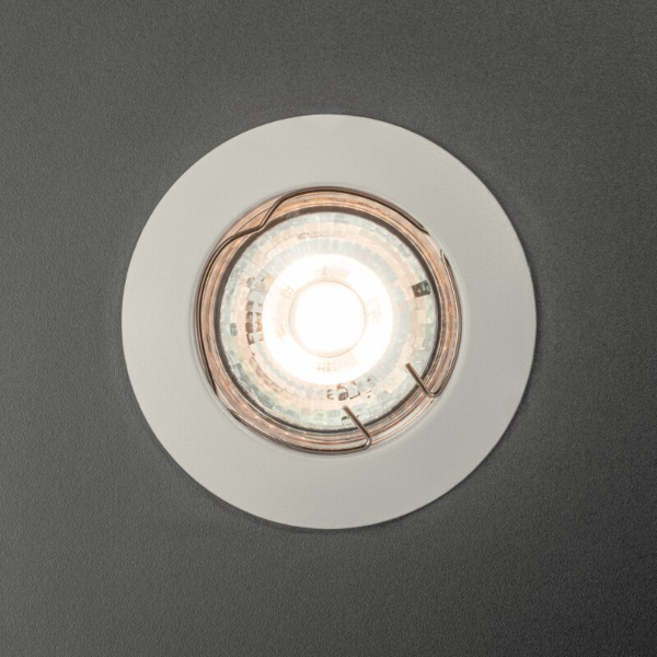 GTV Lighting - PORTO - spot plafonnier rond - blanc - Ø77 mm - Vue de détail