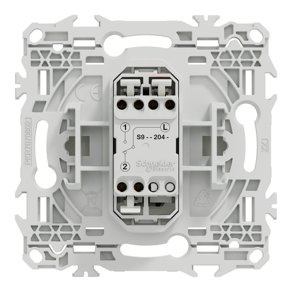 Schneider - Odace 2025 - LOT de 120 Va et Vient ou Poussoir - 10AX - Blanc craie - Réf : S920204 x 120 - Vue de dos