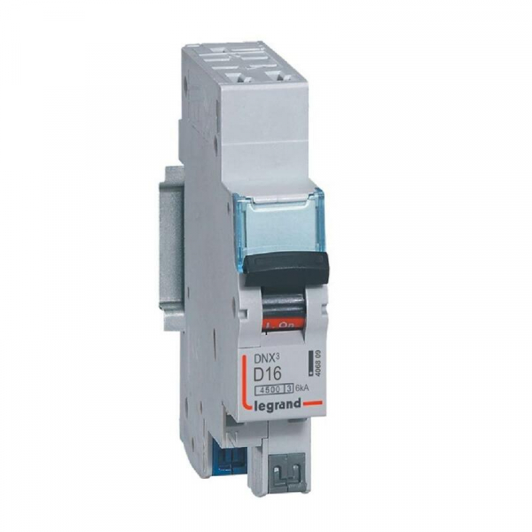 Legrand - Disjoncteur AUTO courbe D 10A DNX3 - Ph+N - 1M - Réf : 406808