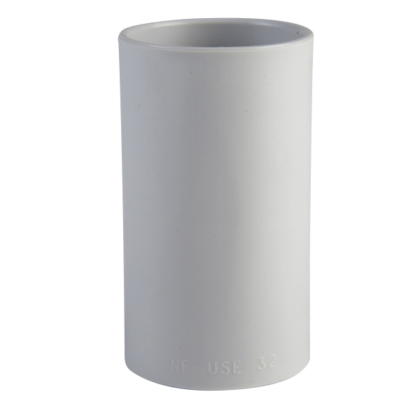 Schneider - Mureva Tube - manchon pour conduit rigide - gris RAL 7035 - diamètre 32 mm - Réf : ENN41332
[SENTENCE 5] - Vue de face