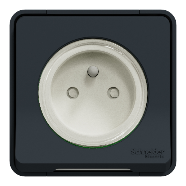 Schneider – Prise de courant saillie 2P+T IP55 IK08 Mureva Styl – Réf : MUR35031