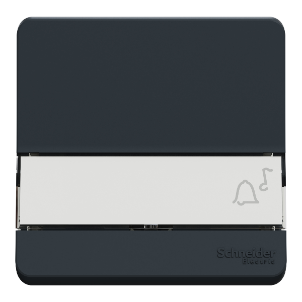 Schneider – Bouton poussoir porte-étiquette composable IP55 IK08 Mureva Styl – Réf : MUR34029