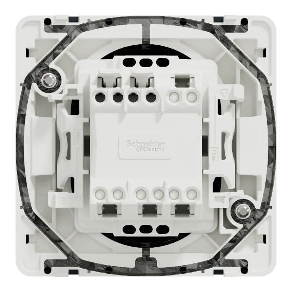 Dimensions bouton poussoir Schneider Mureva Styl – Réf : MUR34029