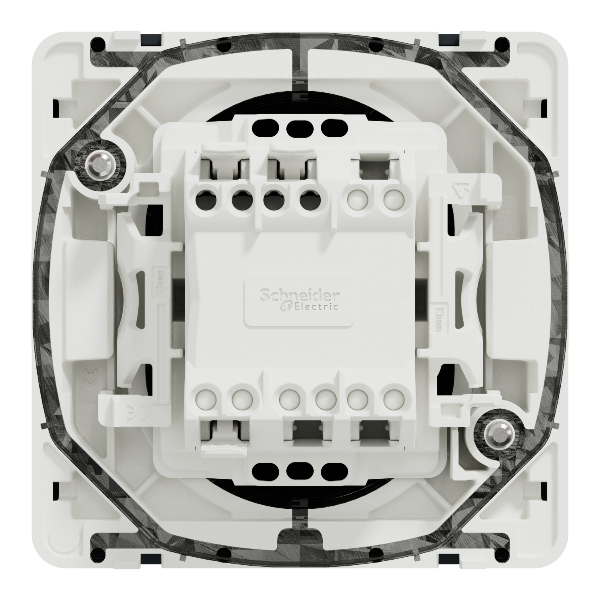 Dimensions interrupteur va-et-vient composable Schneider Mureva Styl – Réf : MUR37021
