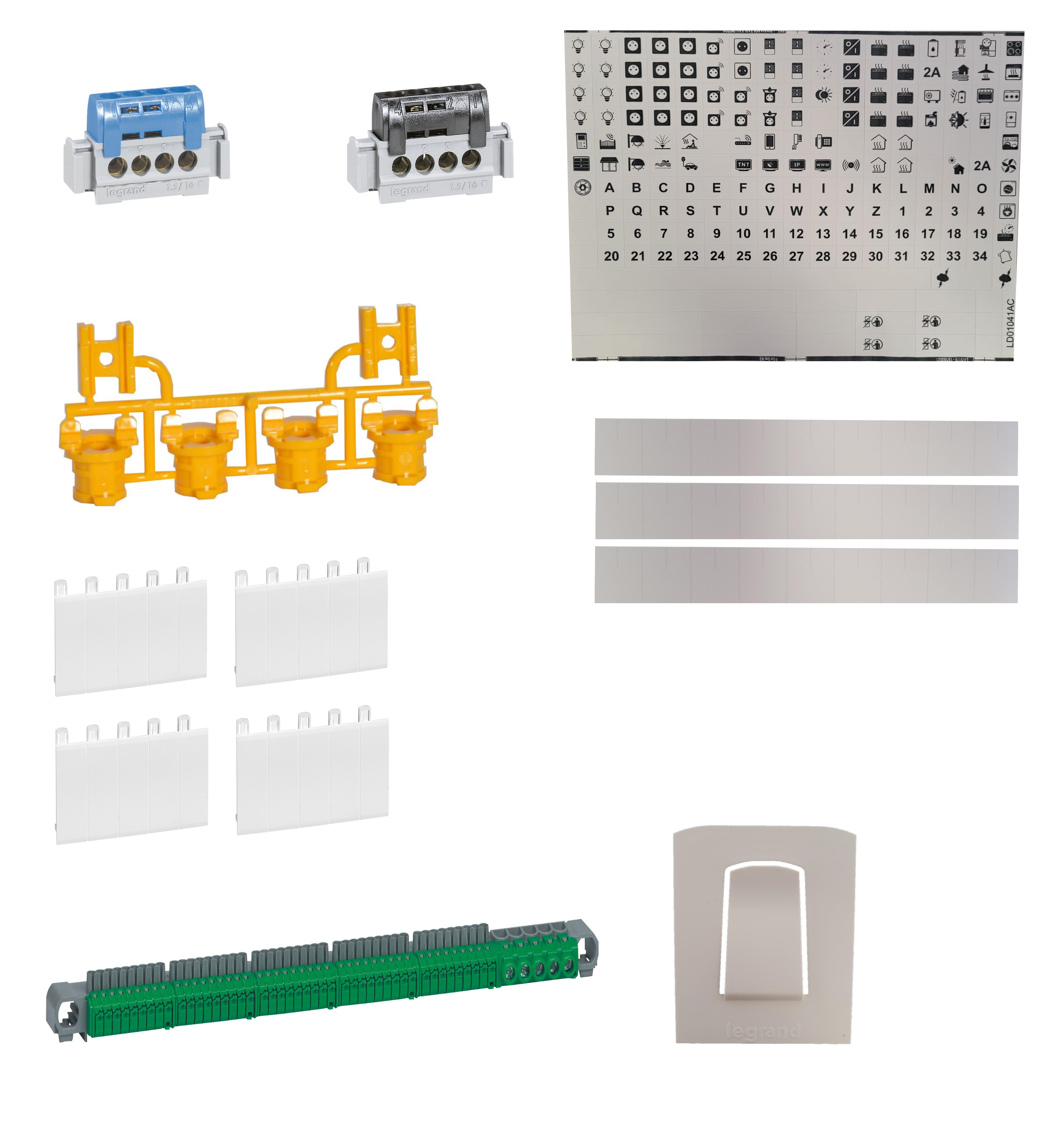 Accessoires fournis coffret Drivia Legrand 401224
