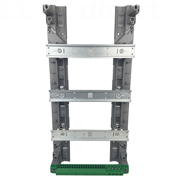 Digital Electric - coffret modulaire 3 rangées 13 modules - blanc RAL 9003 - Réf : 07813 - Vue de face