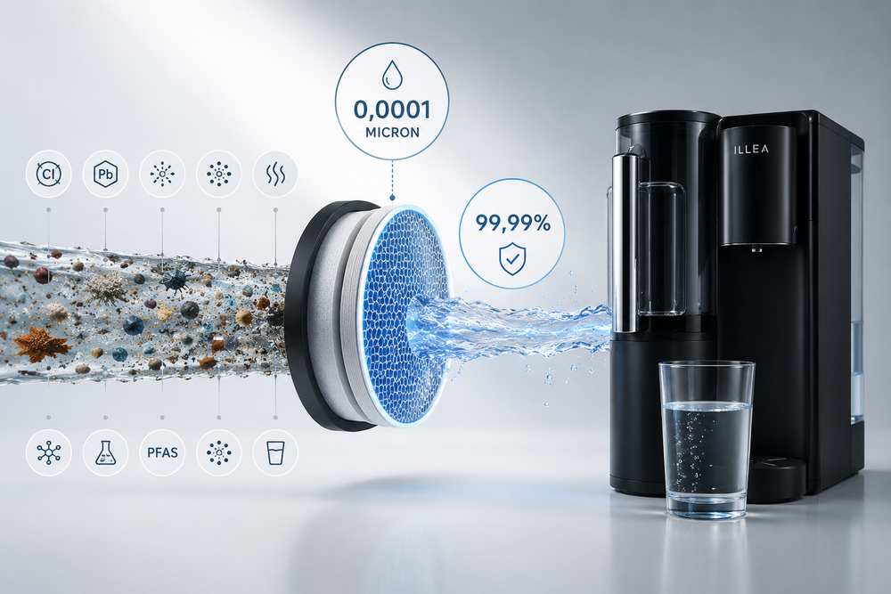 Filtration par osmose inverse à 0,0001 micron
