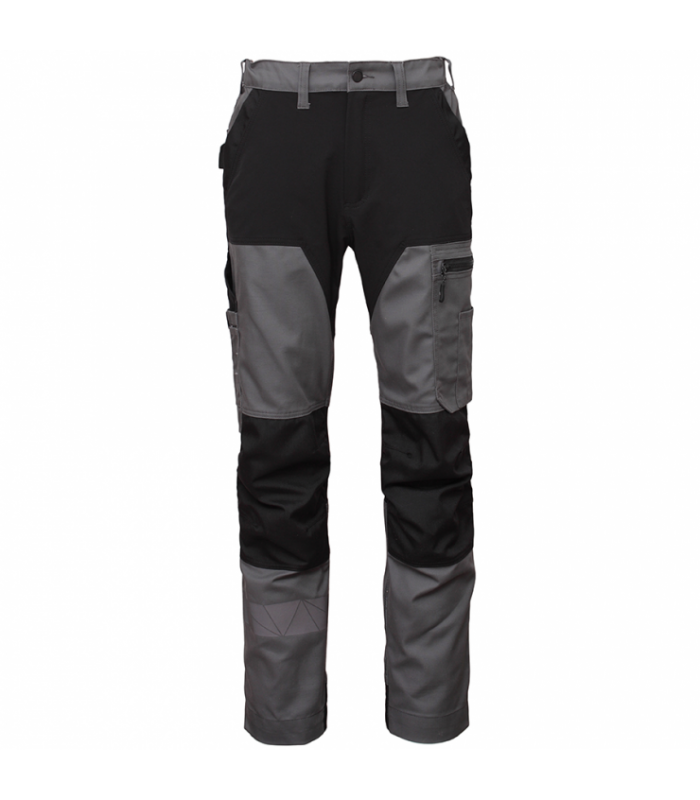Pantalones con detalles elásticos fusion