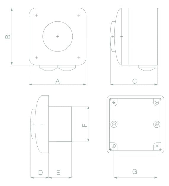 Dimensions Vortice Potentiomètre POT