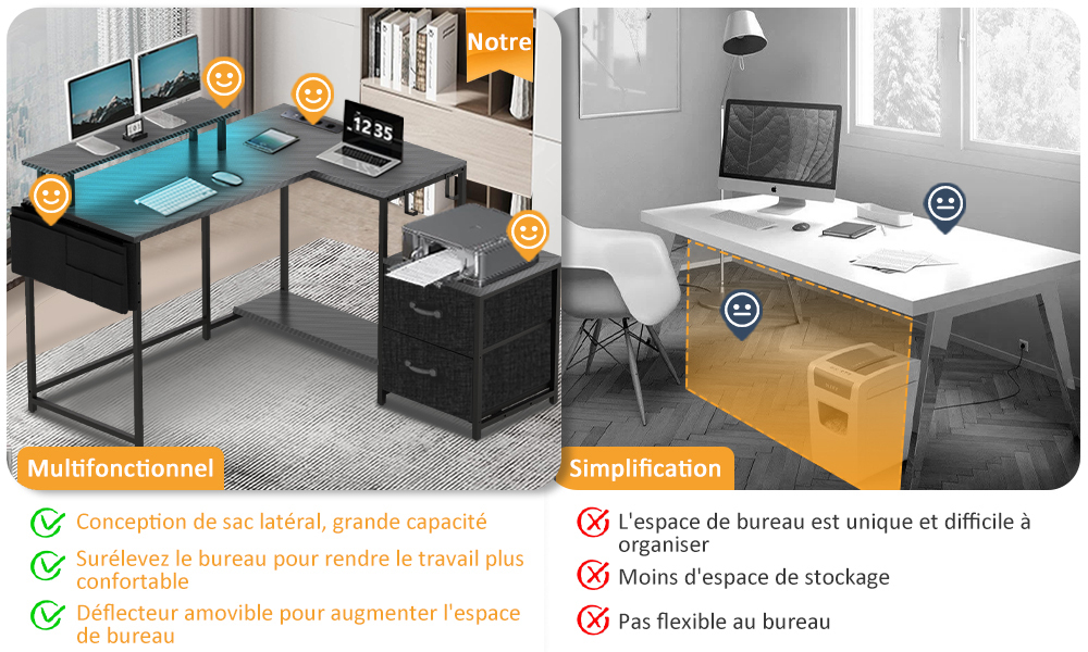Assemblage du bureau