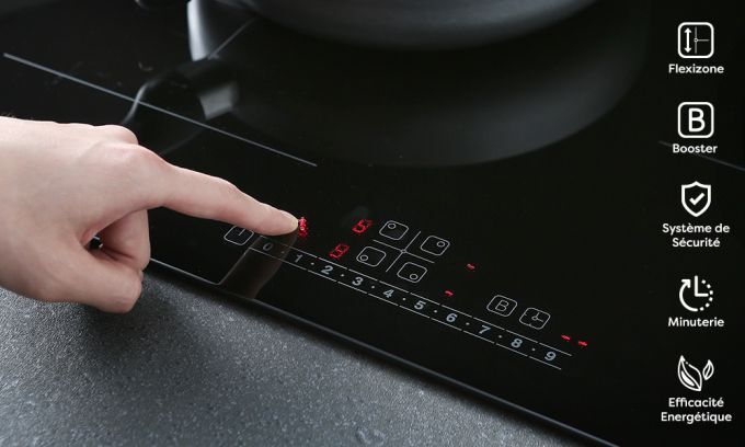 ciarra plaque induction 4 zones boosters