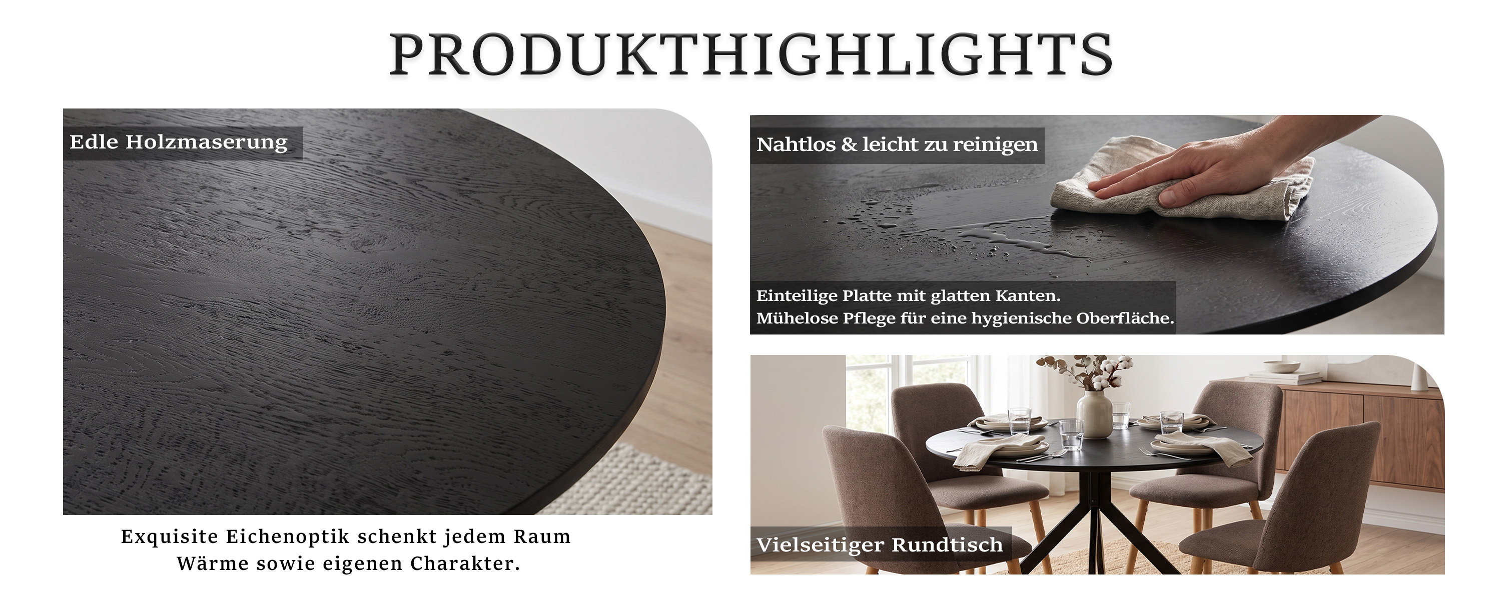 Esstisch - Textur