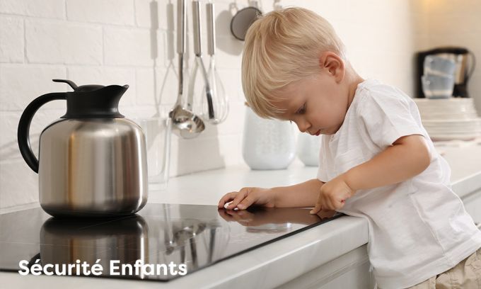 ciarra plaque induction securite enfant