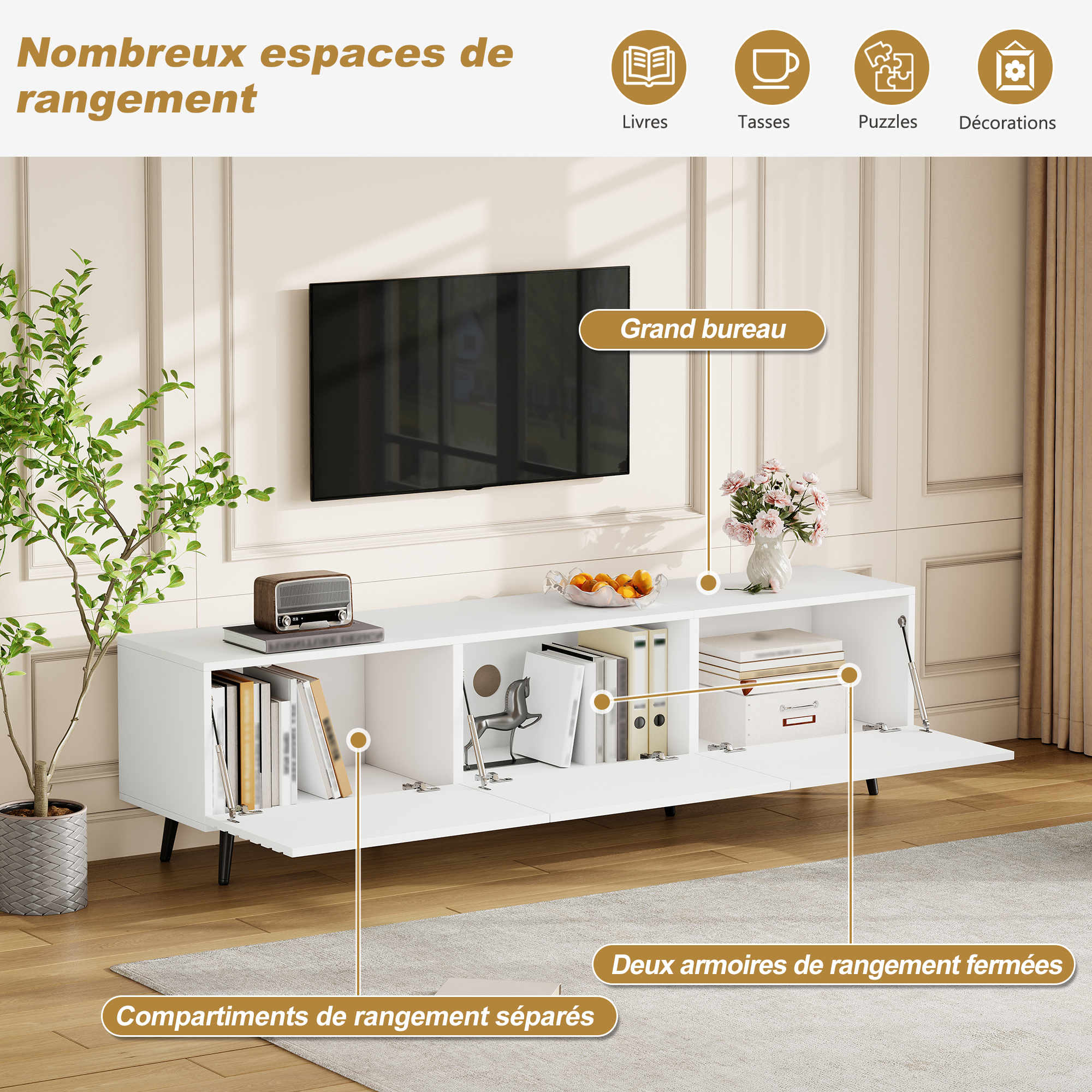 Rangement spacieux