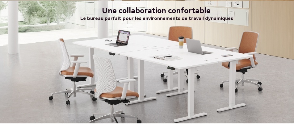 Bureau réglable en hauteur pour environnement de travail dynamique