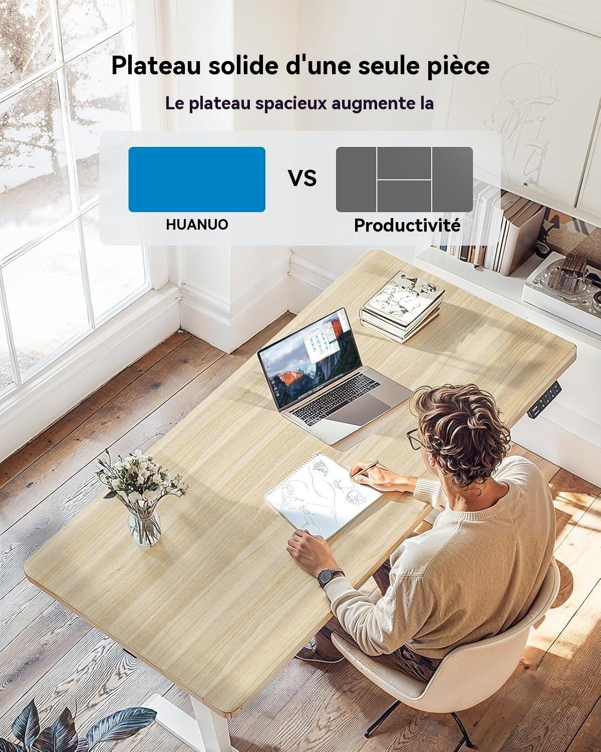Double moteur électrique avec panneau de commande LED