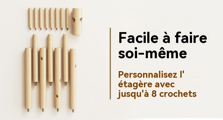 Assemblage facile du porte-manteau