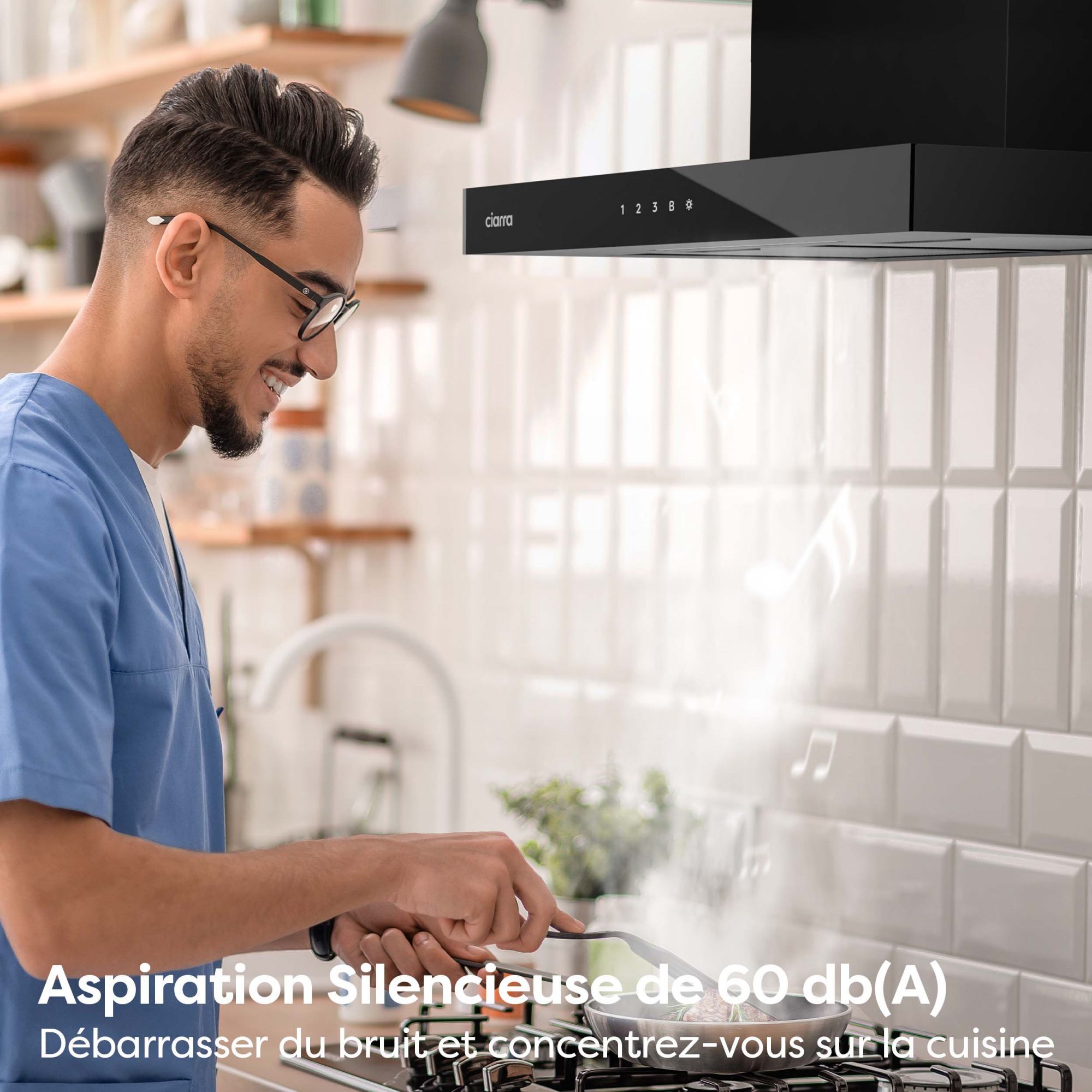 hotte aspirante 60cm silencieuse