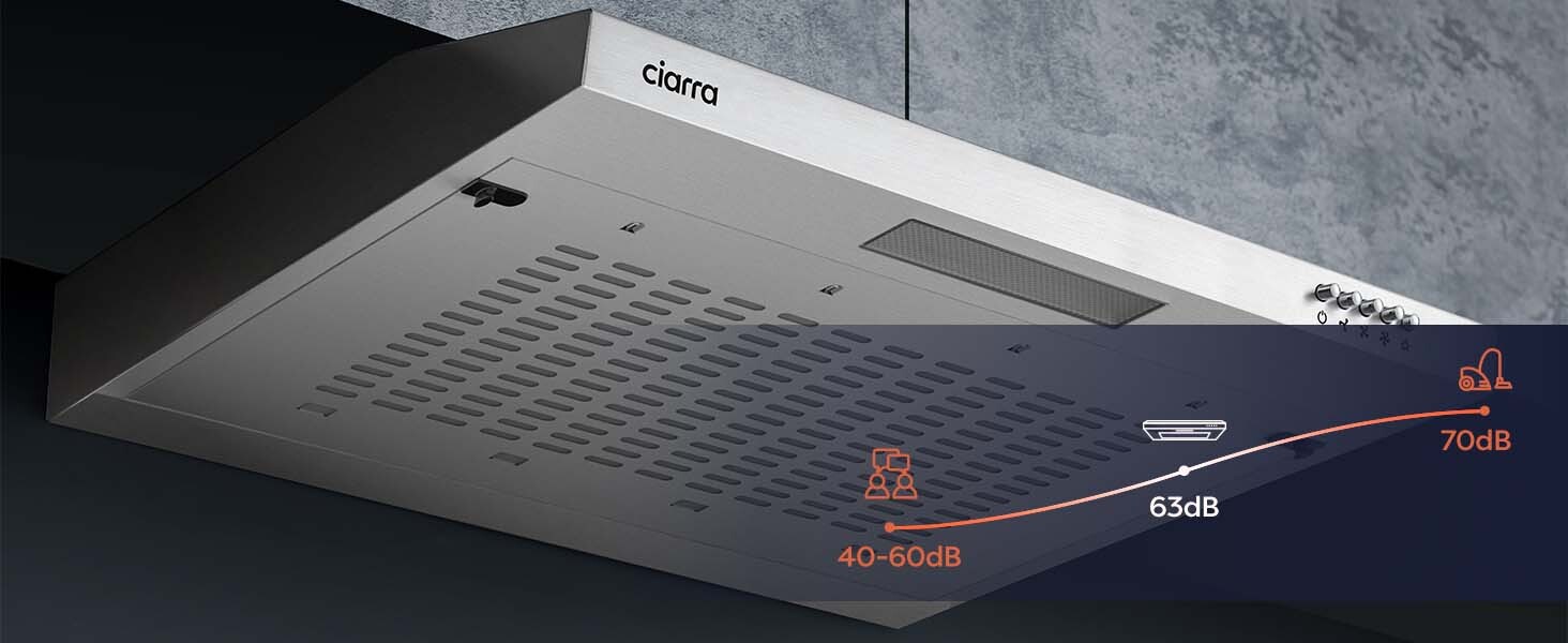 ciarra hotte encastrable 60cm