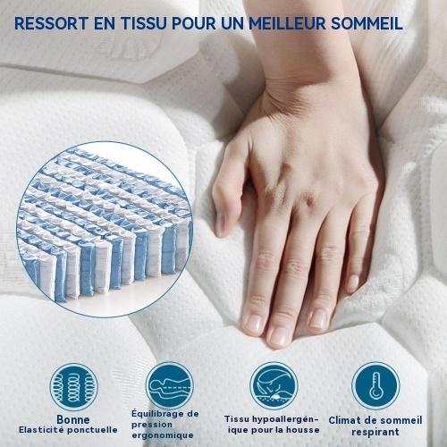 Matelas hypoallergénique certifié Oeko-Tex Standard 100 pour bébés et allergiques