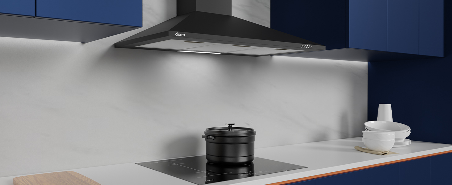 hotte murale 90cm ciarra